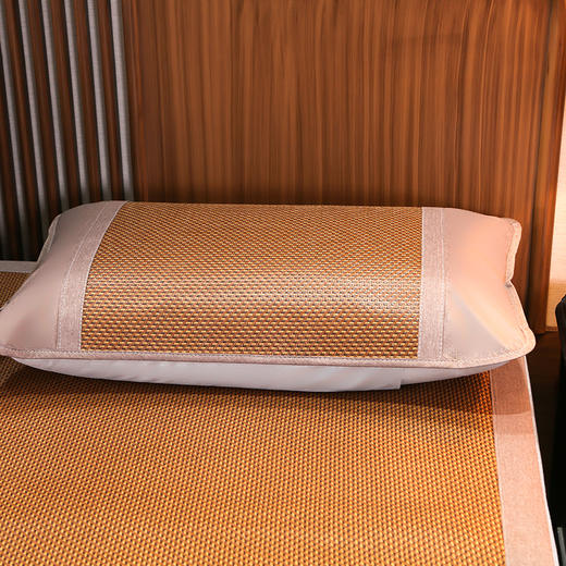 浪莎 艾草驱蚊抗菌古藤席3件套 双面可用 凉而不冰 光滑细腻 商品图6