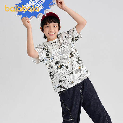 【名侦探柯南IP商场同款】巴拉巴拉童装男短袖t恤儿童2026新款夏 商品图0
