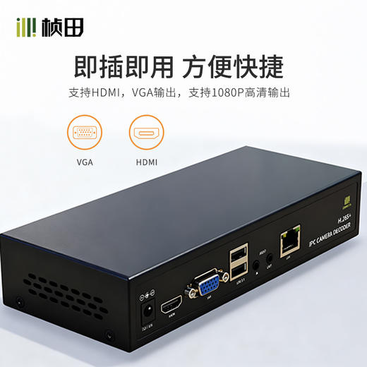 10路 网络多路解码分屏器套装GNT-ND6010（赠送电源适配器） 商品图2