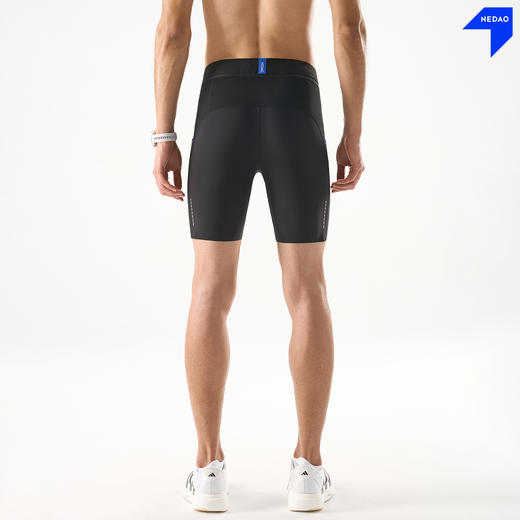 NEDAO内道灵动力四分收纳紧身裤3.0防滑弹力男士跑步训练运动紧身裤 商品图4
