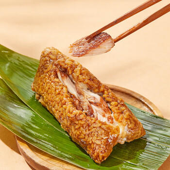 诸老大粽子酱香黑猪肉粽600g共6只中华老字号散装真空嘉兴产肉粽端午节 商品图4