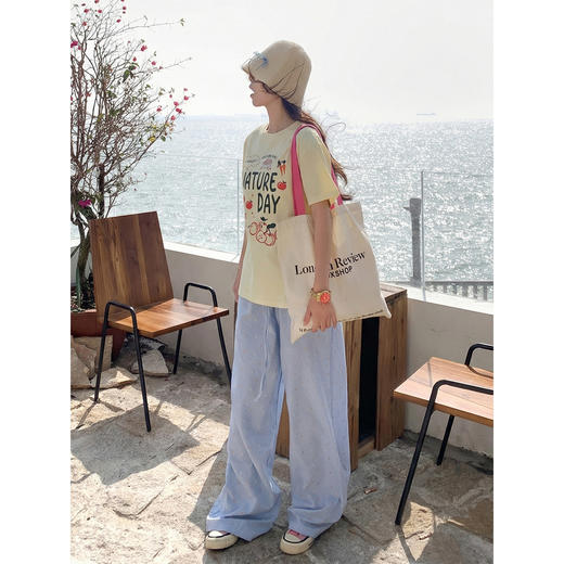 <曾小咸推荐>4.17现货秒杀 ！微信超特价！韩系印花短袖t 日常119.99 立减60 秒杀59.99！！ 商品图3