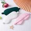 【双面仿棉布 + 全棉材质】双面仿棉布遮光睡眠眼罩透气旅行户外全棉护眼罩舒适亲肤纯色。xb 商品缩略图2