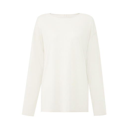 【2件9折】【Petit Bari】Petit Bari垂坠感莱赛尔亚麻开衩罩衫遮阳上衣 商品图6