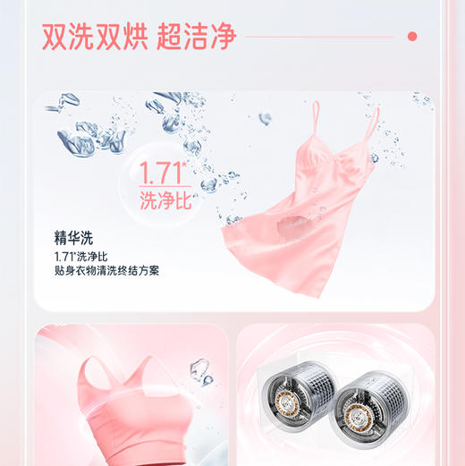 统帅（Leader）洗衣机 XQGL20-ZHBD671WU1 海尔出品 商品图7