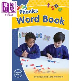 【中商原版】快乐自然拼读单词书 印刷体 Jolly Phonics Word Book In Print Letters 英文原版 英语教学课堂听写 拼读练习