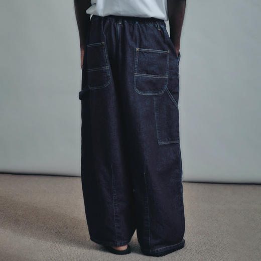 is-ness Double-Knee Balloon Painter Pants 宽松阔腿气球工装裤 商品图2