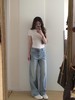 一店z 「70%莱赛尔天丝」垂感x凉感双BUFF加持！！高腰复古直筒宽松阔腿裤 商品缩略图0