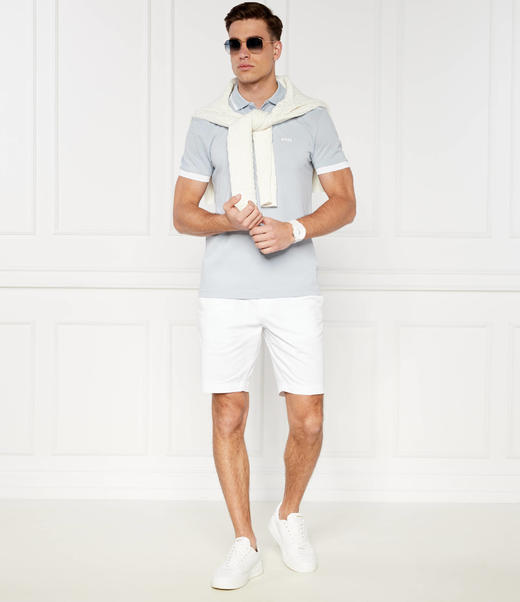 【超惠秒】BOSS 男士百搭全棉休闲短袖Polo T恤11961 商品图8