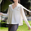 半身缘女装 夏季百搭斗篷冰丝宽松薄款罩衫防晒衣262113P08540330 商品缩略图1