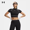 安德玛 UA女子 HeatGear 速干健身训练运动紧身短袖T恤-6014710-008 商品缩略图0