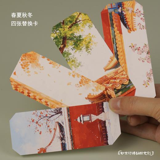 四季宫影夜灯冰箱贴可爱宫猫发光摆件故宫北京旅游纪念生日礼物 商品图3