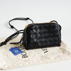 【95新】BV葆蝶家黑色Concert编织贝壳包单肩包女士090426AK05 商品缩略图1