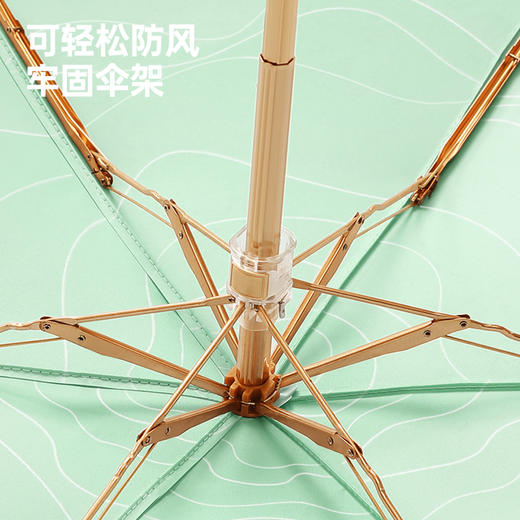 花觉晴雨两用伞，迷你小巧收纳方便，高密度伞布 轻松防雨 商品图6