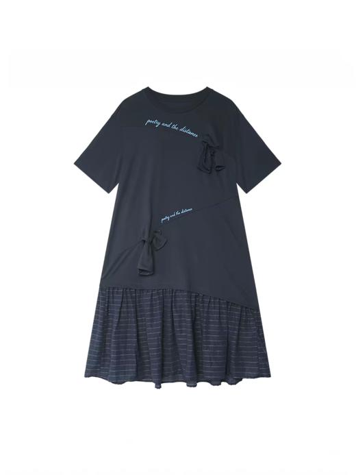 半圆/C66750342/解构拼接印花连衣裙 商品图4