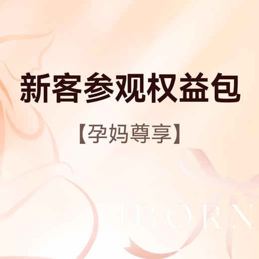 新客孕妈参观权益包丨月子餐品鉴+黑金帮纸尿裤1包+500元孕产代金券+1对1参观 商品图0