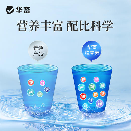 华畜脱壳素500g 可溶性钙脱壳硬壳快 补充钙磷镁等微量元素 商品图2