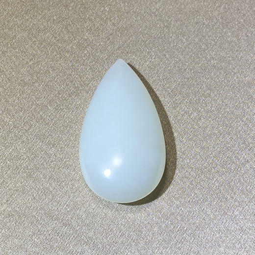 和田玉（白玉）俄料挂件--水滴41*22mm/16.25g 商品图0