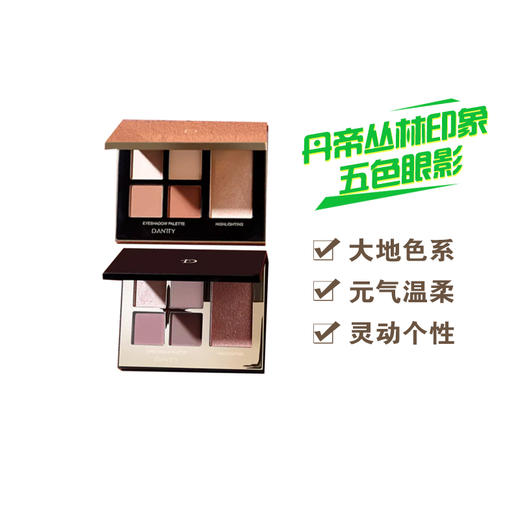 丹帝丛林印象五色眼影02#薄暮/01#大地 商品图0