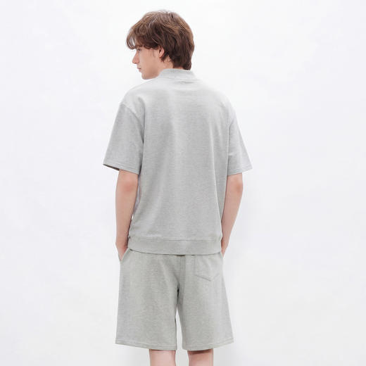 gxgjeans男装 多色休闲套装上下装 基础短袖polo衫/纯色宽松短裤 26夏新品 商品图3