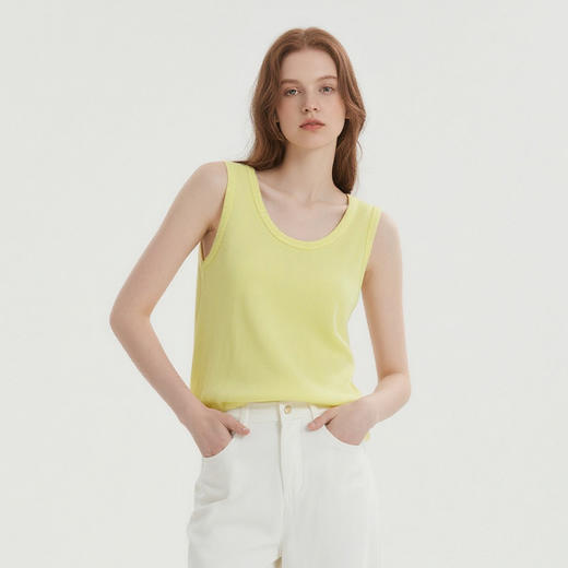 【2件9折】【Petit Bari】简约百搭条纹薄款针织背心 商品图6