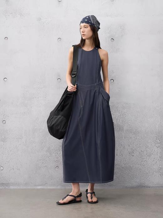 半圆/C67250287/不规则解构无袖连衣裙 商品图0