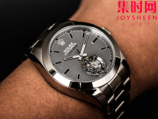 JB劳力士格磁型系列陀飞轮 Label Noir蚝式 劳力士陀飞轮 116400闪电针 真陀飞轮机芯 男士腕表 商品图12