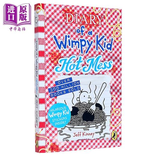 预售 【中商原版】小屁孩日记19 英版 平装 Diary of a Wimpy Kid 19 Hot Mess 英文原版进口 英语章节桥梁书 章节故事书小初文学 商品图0