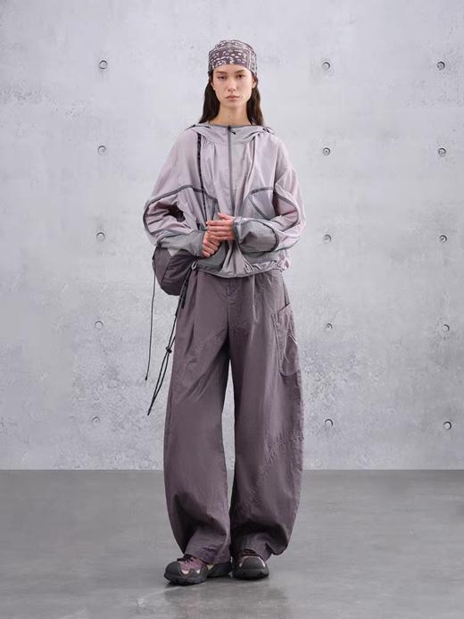 半圆/C65630405/休闲水洗刺绣弯刀裤 商品图1