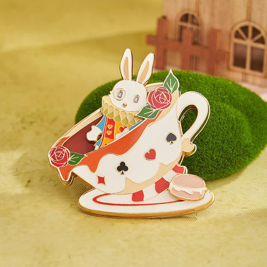 大英博物馆 爱丽丝漫游奇境系列 怀表兔下午茶可拆分冰箱贴/相框冰箱贴 商品图12