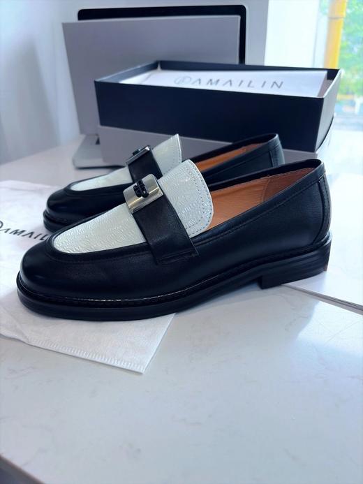 无补！实体店订单尾货！头层牛皮！春夏一脚蹬英伦风小皮鞋(小一码拍❗)  26Y04074- 商品图3