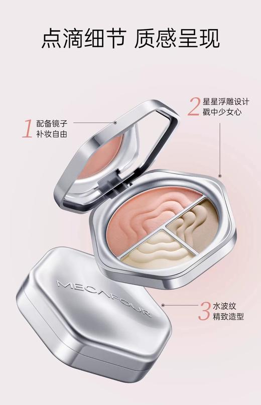 蜜卡佛多效雕塑修容盘6g 商品图5