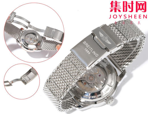 BLS百年灵 超级海洋文化系列 男士腕表 表径42mm 米兰钢带款 商品图7