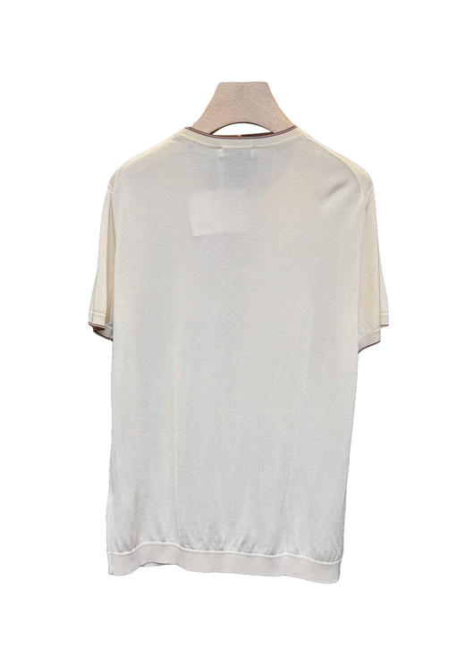 男款麻花针织短袖T恤la006 商品图2