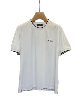 男款logo刺绣短袖T恤ba015