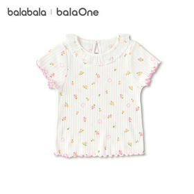 巴拉巴拉童装儿童宝宝短袖t恤女童2026夏装婴儿甜美洋气上衣