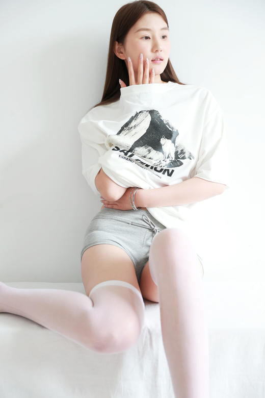 背后山系印花tee，户外工装风格。情侣大印花圆领纯色t恤E041686 商品图12