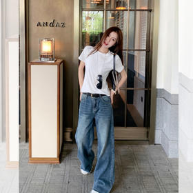 <曾小咸推荐> 复古蓝牛仔裤（配腰带） 日常159！！  活动89！！【预售款，预计3-15天发货】