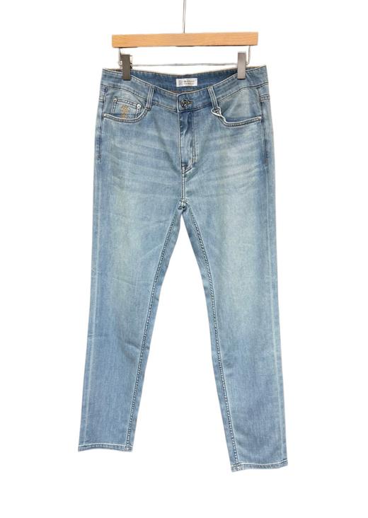 男款洗水小脚牛仔裤长裤la006 商品图0