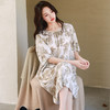 东方写意美学！【KASIHAN--新中式棉绸印花家居服系列】丝滑软糯棉绸触感 柔软细腻慵懒优雅 宽松版型搭配新中式印花 轻薄舒适/吸湿透气/气质优雅/居家休闲/多款式可选 商品缩略图3
