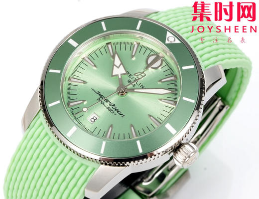 BLS百年灵 超级海洋文化系列 男士腕表 表径42mm 胶带款 商品图4