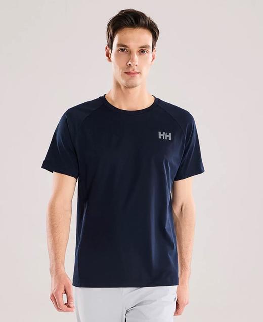 一店z 运动圈口碑爆款！！！H×2轻量速干运动抗菌拼接圆领短袖T恤 商品图4