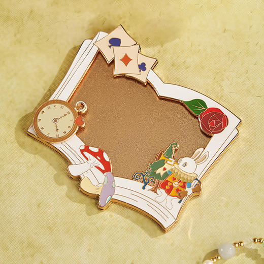 大英博物馆 爱丽丝漫游奇境系列 怀表兔下午茶可拆分冰箱贴/相框冰箱贴 商品图8