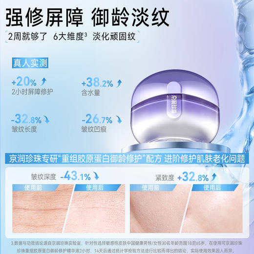 京润珍珠 珍珠重组胶原蛋白御龄修护精华霜 商品图4