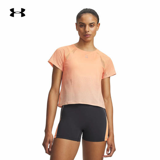 安德玛2026S/S女短袖T恤 6010902-870 商品图0