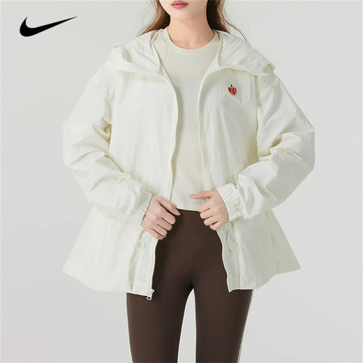 XY｜Nike耐克女装运动休闲简约复古百搭连帽外套HV8727-133 商品图0