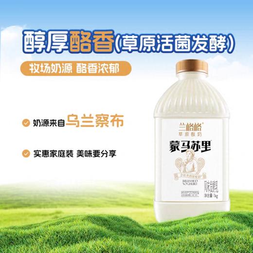 兰格格1kg蒙古马苏里酸奶 商品图3