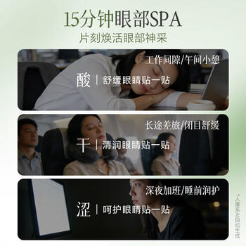 好视力护眼贴商务型清凉舒爽眼罩眼贴清凉明目上班族男女通用型24包 商品图3