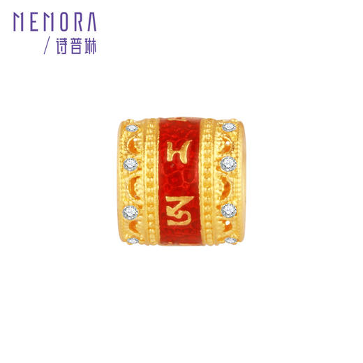 【新品首发】慧光文殊系列 足金钻石转运珠 女性礼物多元搭配MEMORA诗普琳HP844101 商品图6