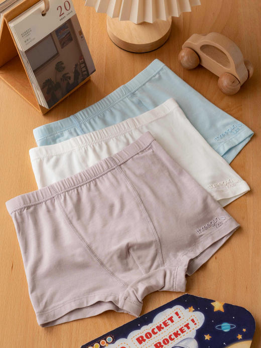 国民大牌——三枪‼️死守品质标准‼️ 3条💰39.9元【三枪Kids儿童兰精莫代尔卡通内裤】 商品图1